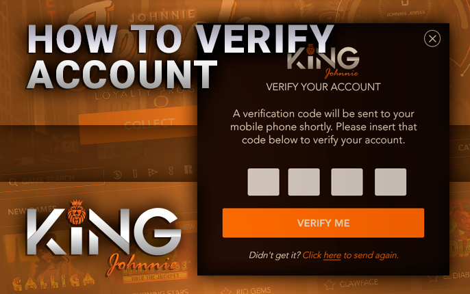 Verify identity on the site King Johnnie Casino for access to all casino features